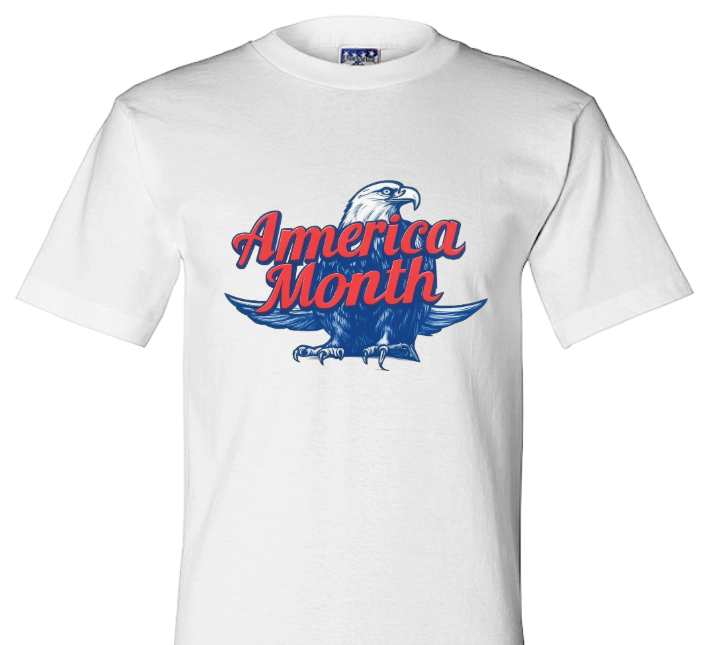 America Month with Bald Eagle - USA Made