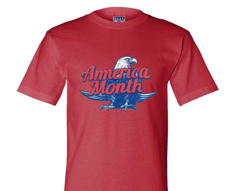 America Month with Bald Eagle - USA Made