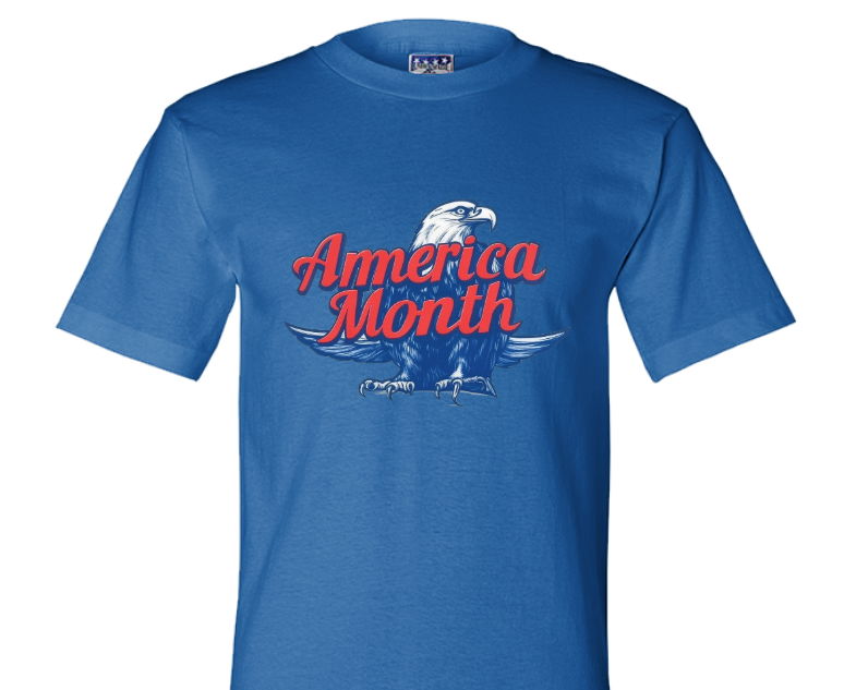 America Month with Bald Eagle - USA Made
